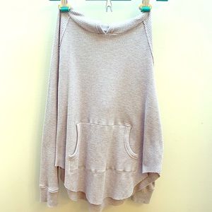 Grey Tna thermal hoodie. Size small